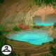 A grotto full of lush vegetation that is so well hidden very few Neopians even know of its existence.