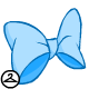 Add a bit of blue to any outfit with this charming bow!