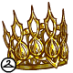 Only the purest of gold went into the making of this crown.
