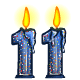 11th Birthday Shooting Stars Wish Candle