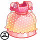 This adorable dress is even cuter on your baby! This item is only wearable by Neopets painted Baby. If your Neopet is not painted Baby, it will not be able to wear this NC item.