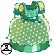 This adorable dress is even cuter on your baby! This item is only wearable by Neopets painted Baby. If your Neopet is not painted Baby, it will not be able to wear this NC item. This NC item was obtained through Dyeworks.
