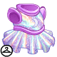 Take the stars with you everywhere in this galaxy-inspired outfit! This item is only wearable by Neopets painted Baby. If your Neopet is not painted Baby, it will not be able to wear this NC item.