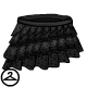 Black Tattered Skirt 