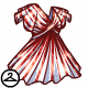 This dress doesnt just look like a candy cane. It also has a fresh minty scent!