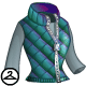 Puffy Jewel Tone Vest and Shirt