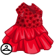 Pretty red flowers and a fun flaring skirt, this dress is perfect for Valentines. This NC item was awarded for participating in Sealed With A Gift.