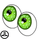 These green contacts will add a startling effect to many Neopets eyes.