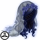 A lovely wig and veil to make any Neopet look a bit ghast...  uhhh... ghostly.