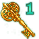 Ornate Room Key 1-Pack