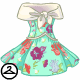 The perfect dress to wear to a garden tea party. This was an NC prize for visiting the Yooyu Gardens during Altador Cup VIII.