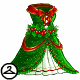 Festive Holly Princess Dress