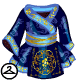 Dyeworks Blue: Elaborate Ninja Dress