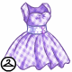 Purple Pastel Gingham Dress