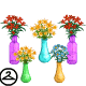 Jewel Toned Vases Foreground