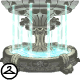 Its fun to splash around in a running fountain! This was an NC prize for visiting the Yooyu Gardens during Altador Cup VIII.
