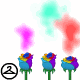 These steaming flowers posses a colourful vapor that releases at random. This NC item was given out as a Premium Collectible reward in Y22.