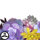 These unique plants create a beautiful array. This NC item was a prize for participating in Lulus Raid of the Royal Neopian.