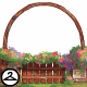 Wooden Flower Gate Foreground