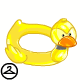 Adorable Yellow Mallard Float Ring