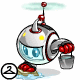 A miniature cleaning machine that looks just like a Robot Kiko! This was a NC prize for converting a Mini Negg during the Y14 Festival of Neggs.
