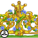 This lovely, blue and yellow flower-decorated fence will keep your Neopet protected from unwanted visitors. This was a prize for completing an NC Mall Quest during the Y13 Festival of Neggs.