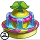 Isnt the sound of this yellow and pink fountain relaxing? This item was a prize for completing an NC Mall Quest during the Y13 Festival of Neggs.