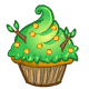 This delicious cupcake is green like the Money Tree! This is a super food that will fill your Neopet up to a bloated state and make it happier!