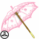 Just in case at hat isnt enough this parasol should help keep you cool.