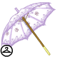 Just in case at hat isnt enough this parasol should help keep you cool. This NC item was obtained through Dyeworks.