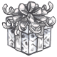 Silvery Winter Gift Box