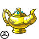 Golden Genie Lamp