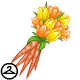 Tulips and carrots in one bouquet? How festive! This NC item was awarded for participating in the Mysterious Magical Neggs in Y18.