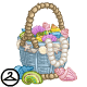 A basket full of colourful treasures collected from the Maraquan seafloor! This item is only wearable by Neopets painted Maraquan. If your Neopet is not painted Maraquan, it will not be able to wear this NC item.
