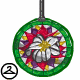 This stained glass flower is just as lovely as the real thing.