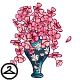 Celebrate Shenkuus famous cherry blossoms with this lovely vase of flowers.