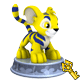 Yellow Kougra Key Quest Token