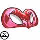 Pretty Red Valentine Mask