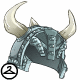 This horned helmet will give you a fearsome appearance. This was the second stage in a two-stage Mini Mysterious Morphing Experiment (MiniMME). To learn more about MiniMMEs, please go to the NC Mall FAQ.
