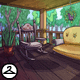 MiniMME9-S2: Rainy Spring Porch Background