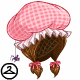 MME15-S4b: Pink Gingham Hat and Wig