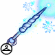 This wand is bursting with winter magic!  Note: This was the sixth stage in a multi-stage Mysterious Morphing Experiment (MME).  To learn more about MMEs, please go to the NC Mall FAQ.