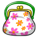 Clucken Egg Patterned Purse Clucken Egg Patterned Purse