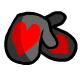 Dark Heart Mittens