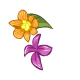 Island Flowers Face Paint