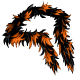Orange & Black Boa Orange & Black Boa