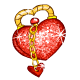 Ruby Heart Purse