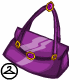 Purple Satin Purse