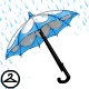 Dyeworks Blue: Rainy Day Umbrella 