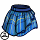 Pretty Blue Plaid Skirt